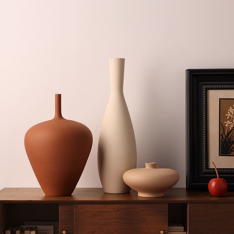 Pampas Grass Decor - CAPIRON Nordic Retro Vaso in ceramica
