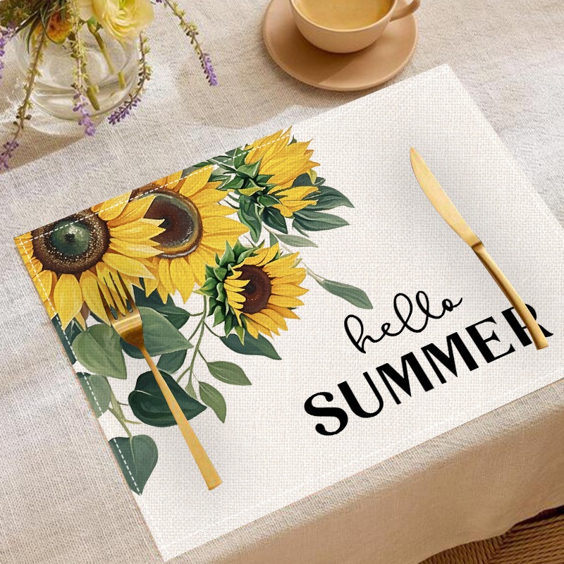 Linen Table Runner - Set di 5 Tovagliette e Runner