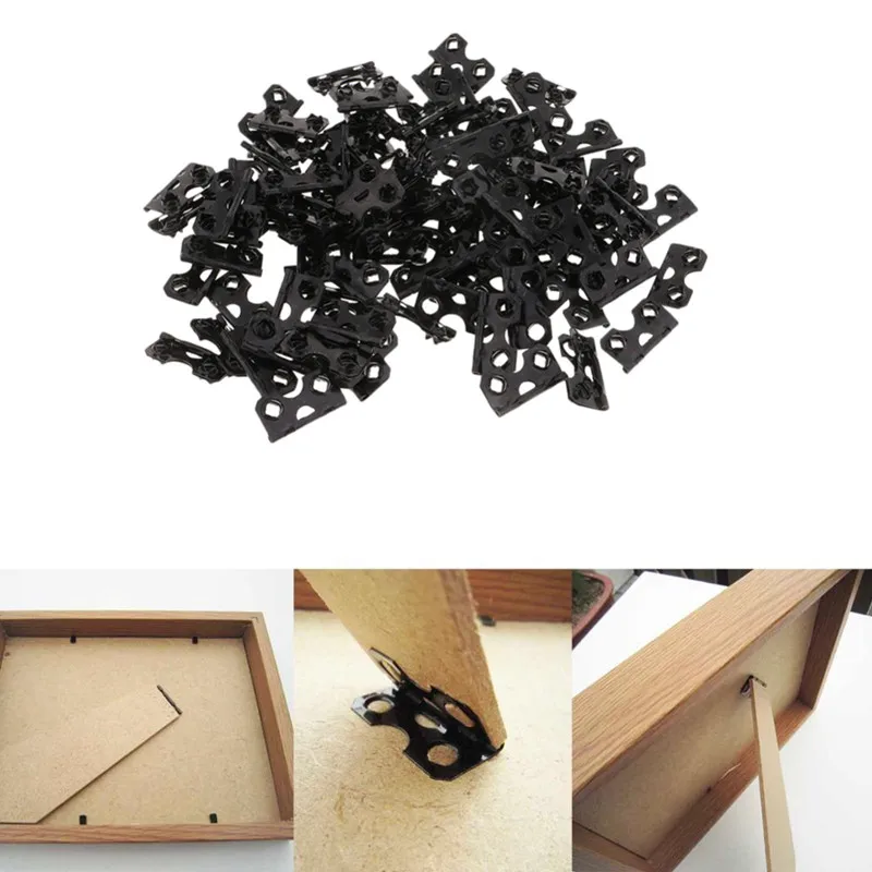 Bamboo Photo Frame - 100pcs forniture per cornici fai-da-te staffa