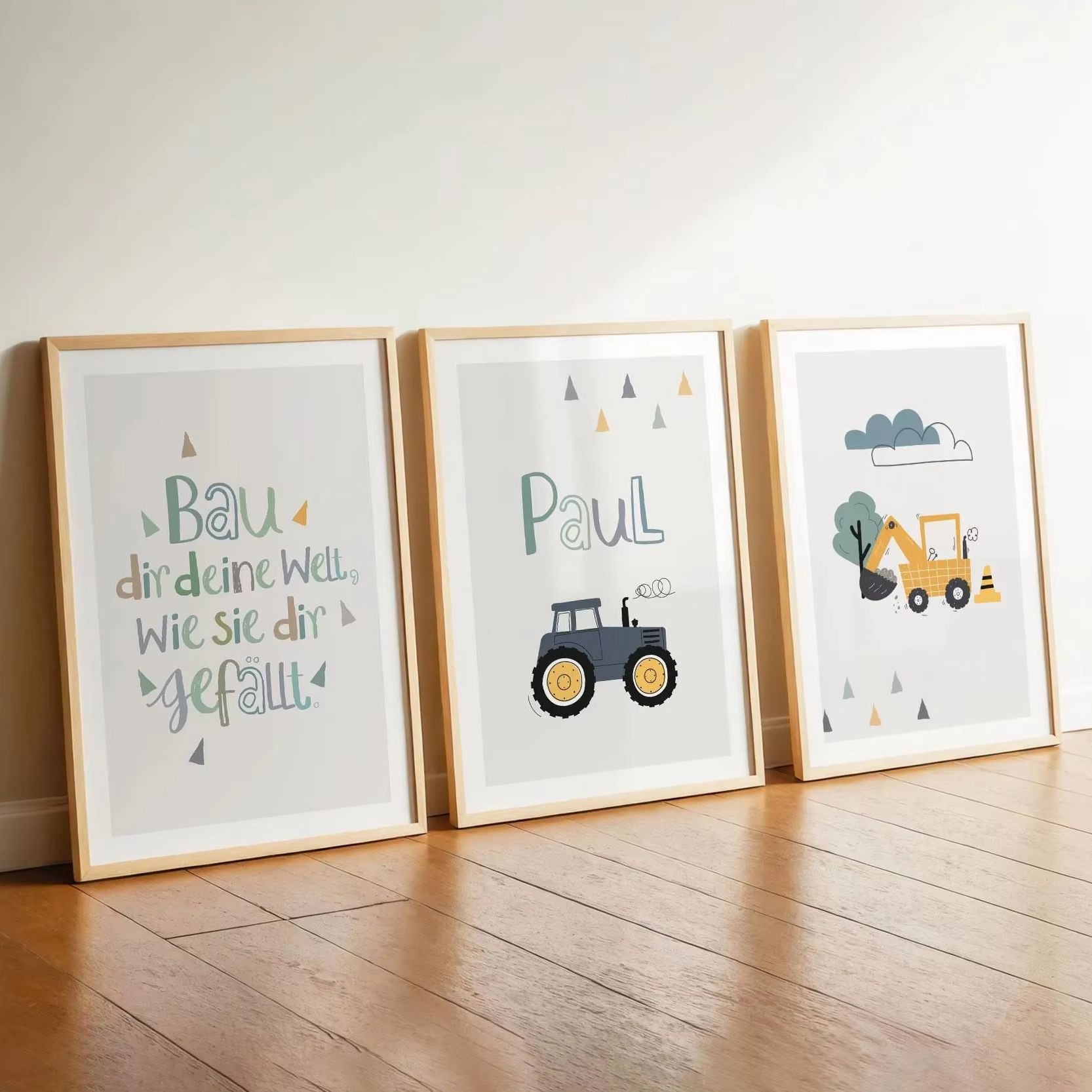 Home Decor Theme - Set di 3 Poster in Tela