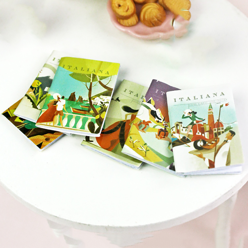 Home Decor Magazine - 6 pezzi 1/12 accessori in miniatura