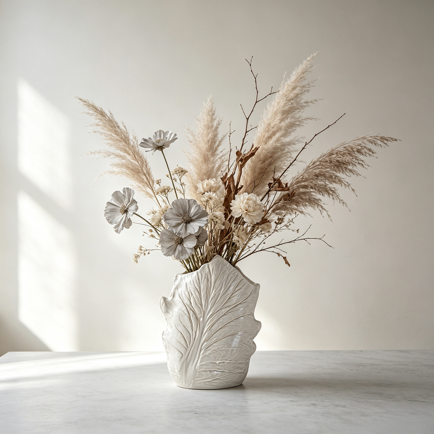 Vaso in Ceramica a Forma di Fo - Pampas Grass Decor recensione e prezzo