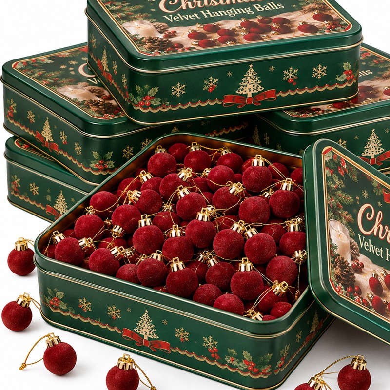 Palline di Natale in Velluto R - Home Decor Indonesia recensione e prezzo