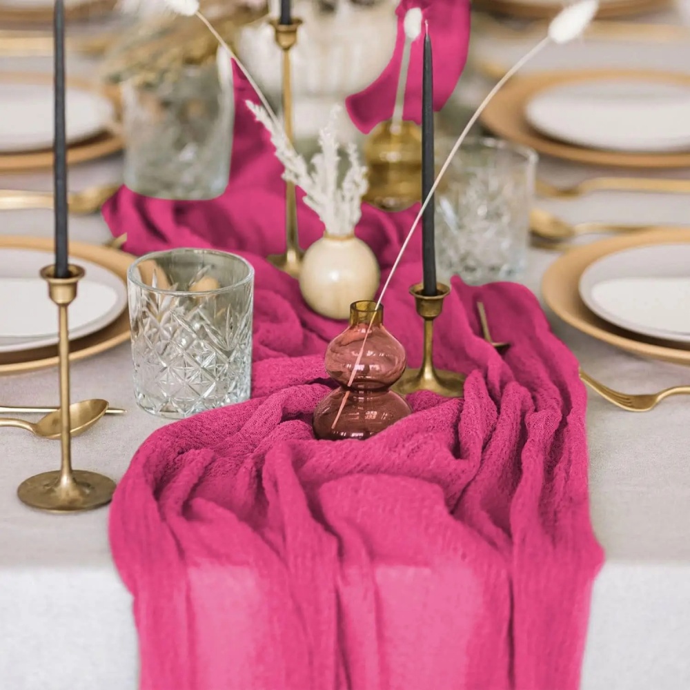 1 Pezzo Runner da Tavolo Pliss - Linen Table Runner recensione e prezzo