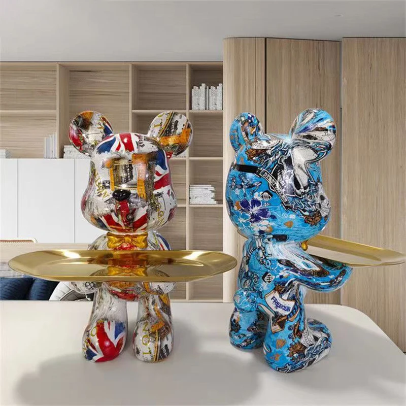 29 cm Graffiti Orso Figurina D - Home Decor Y2K recensione e prezzo