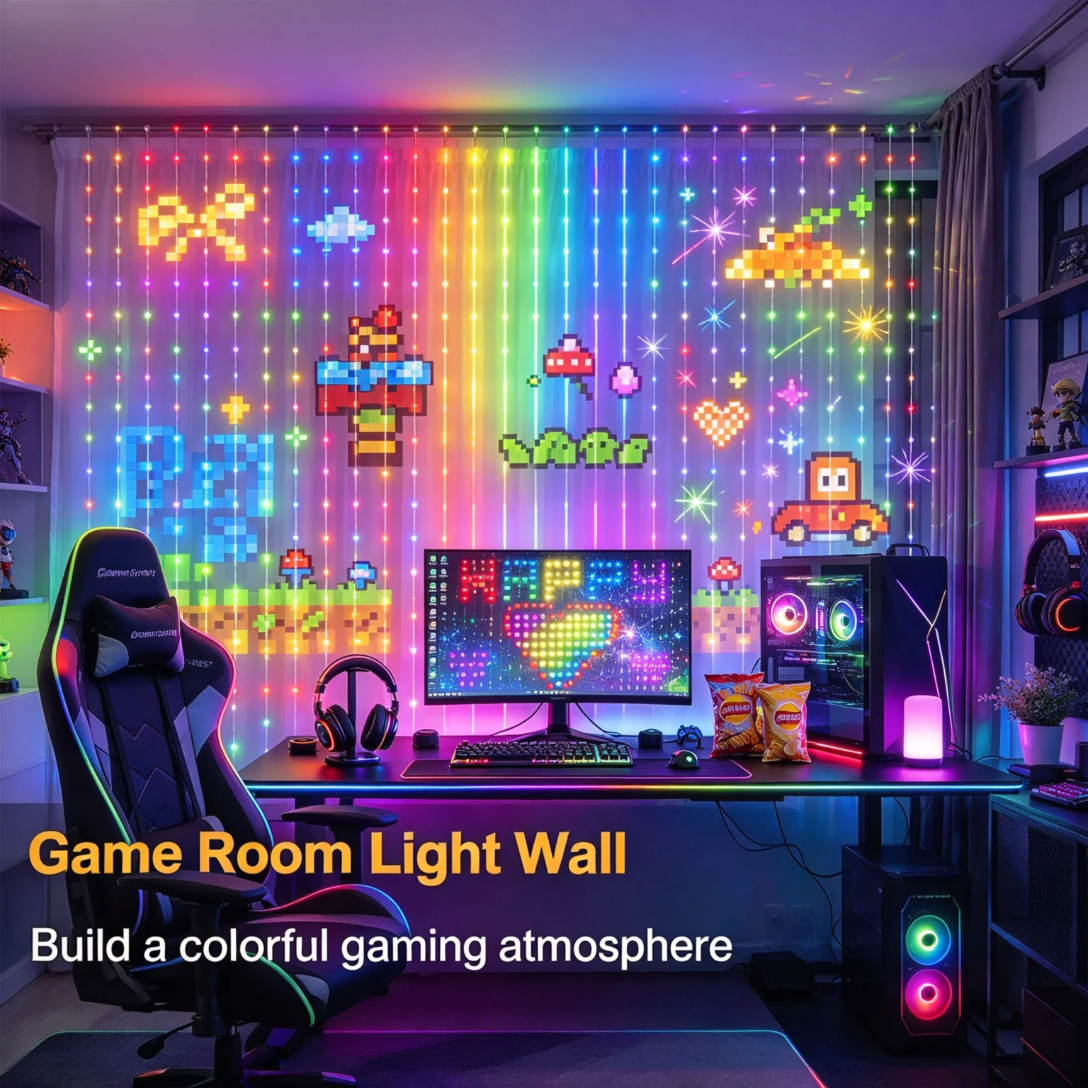 Luci a stringa a LED intellige - Home Decor Free App recensione e prezzo