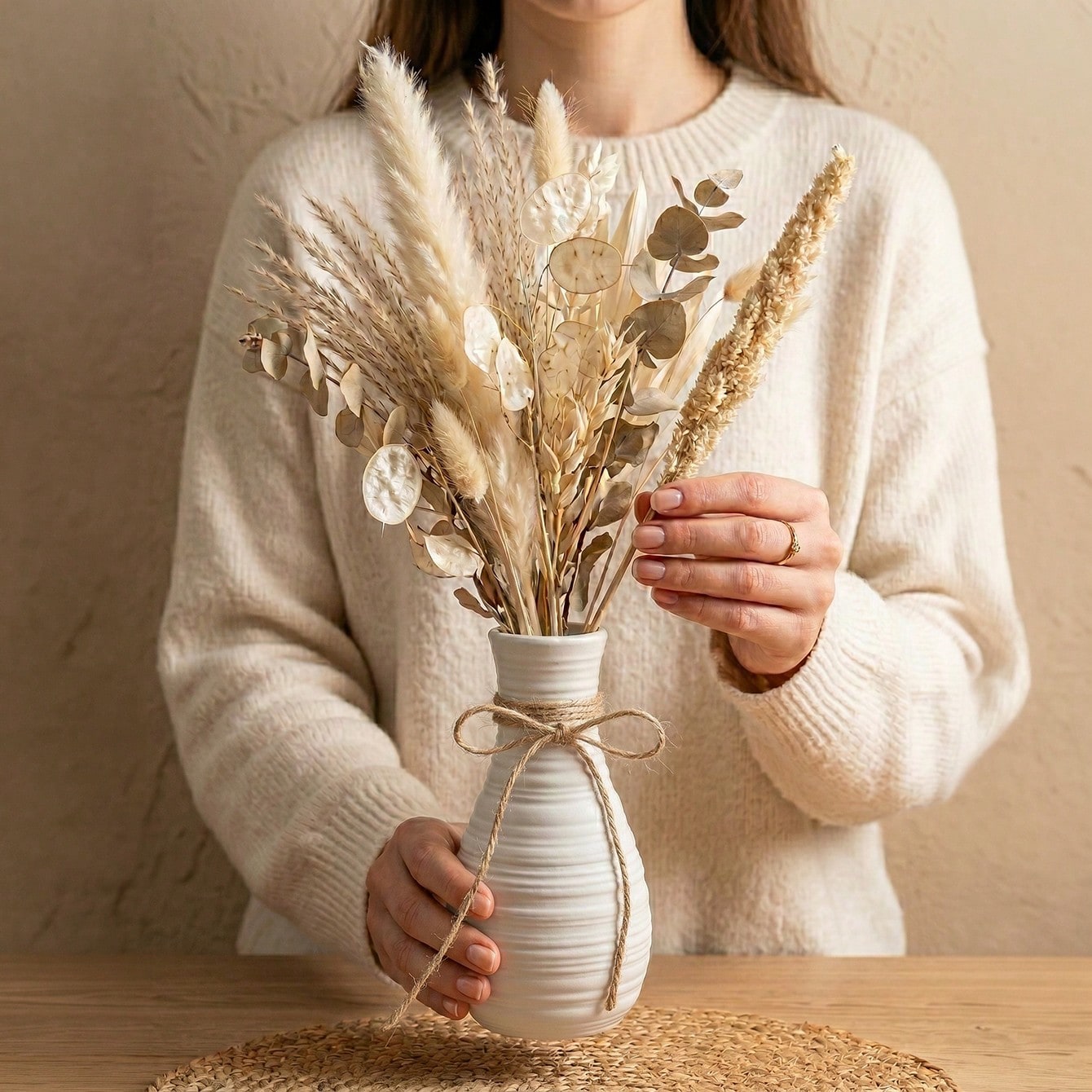 1 vaso da fiori bohémien orizz - Pampas Grass Decor recensione e prezzo