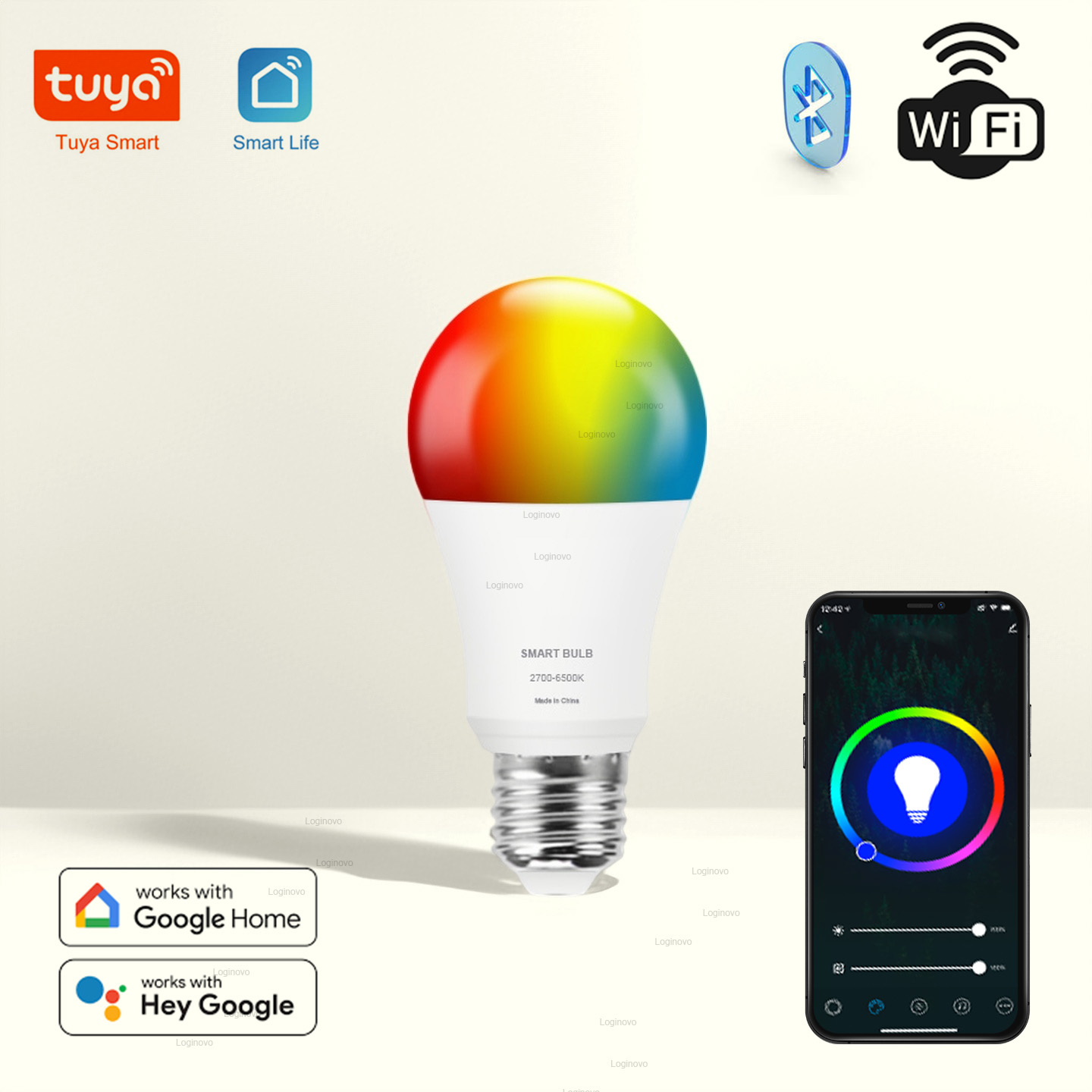 Tuya HA CONDOTTO LA Lampadina  - Home Decor Free App recensione e prezzo