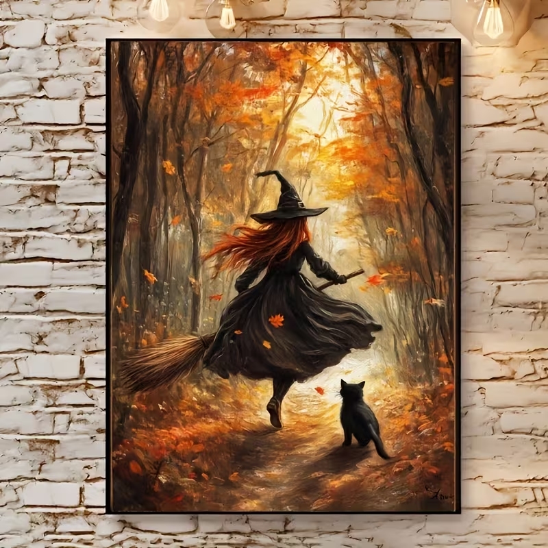 Stampa su Tela Retrò di Strega - Home Decor Theme recensione e prezzo