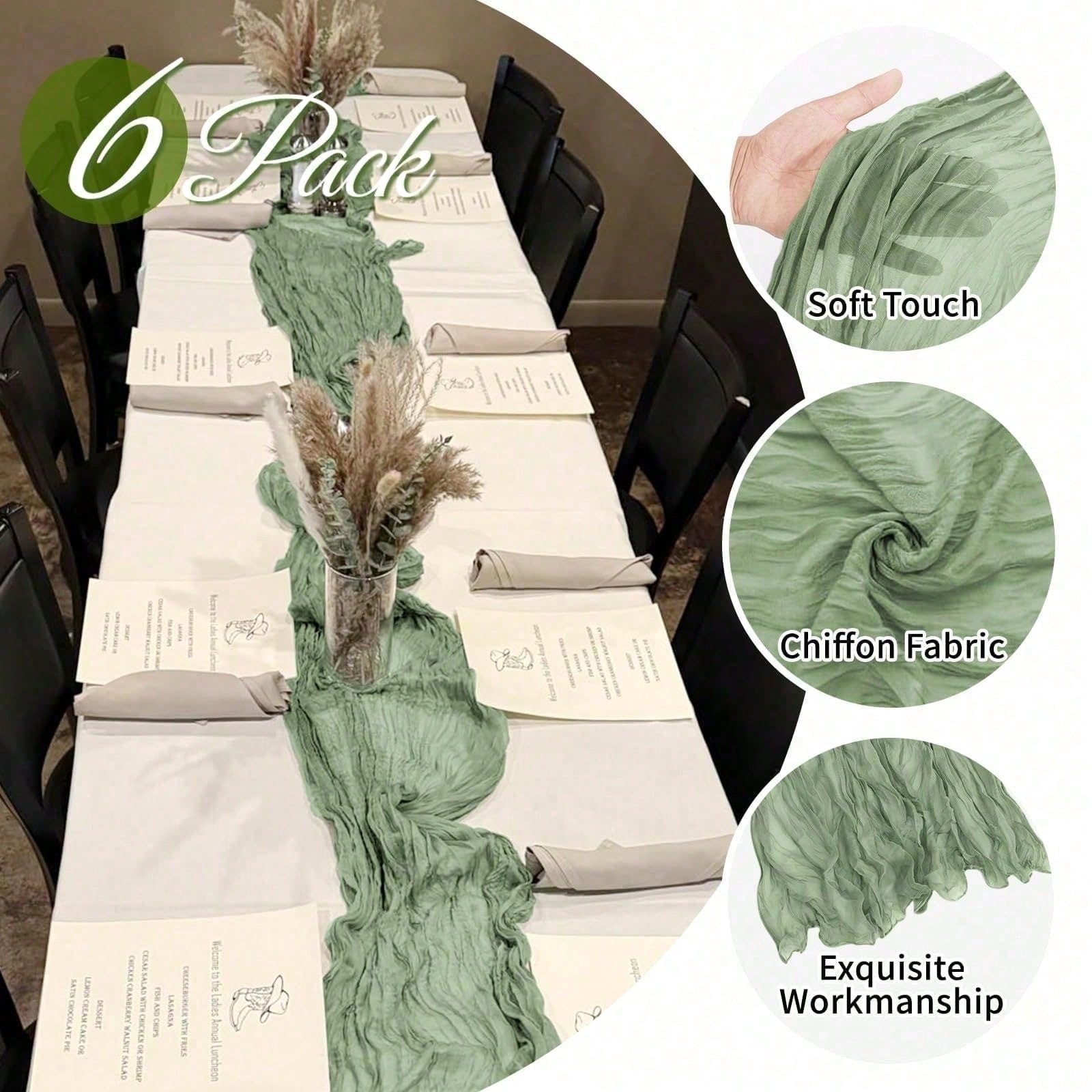 Set di 6 runner da tavola in g - Linen Table Runner recensione e prezzo