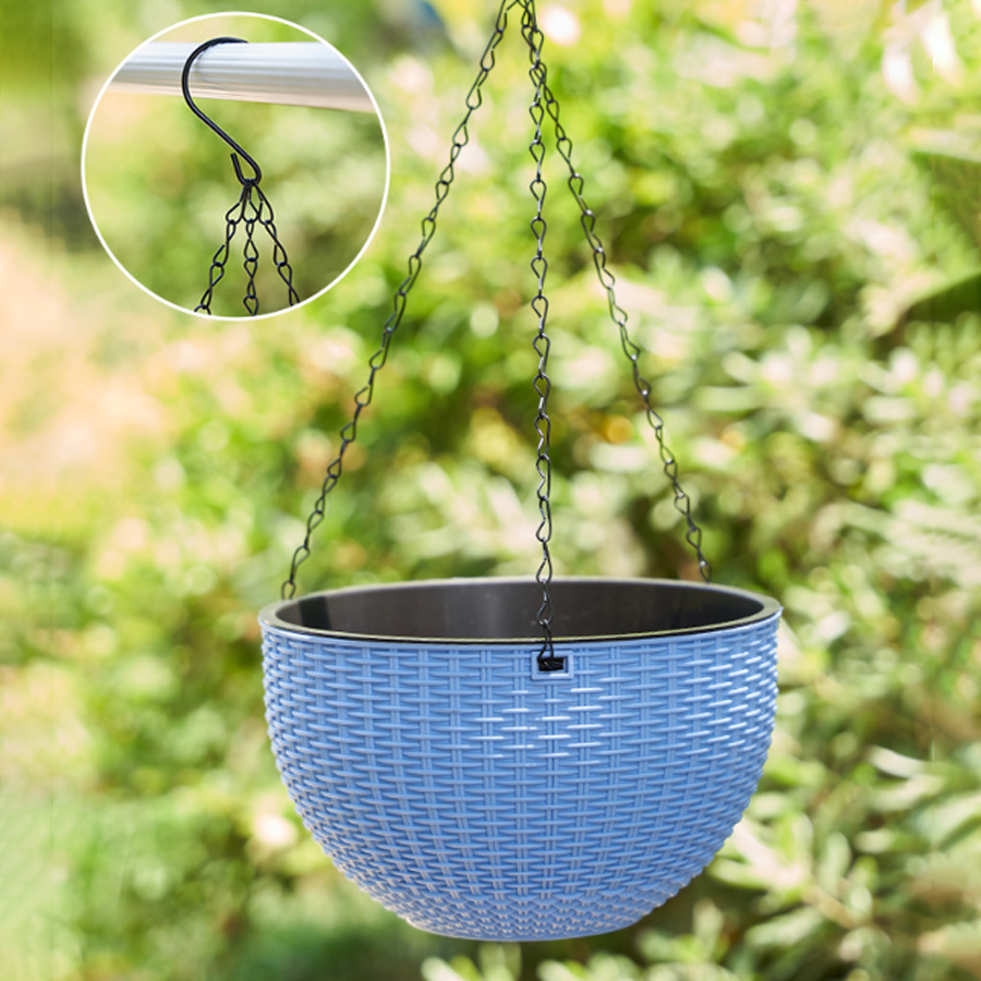 Vaso sospeso da interno in sti - Rattan Plant Basket recensione e prezzo