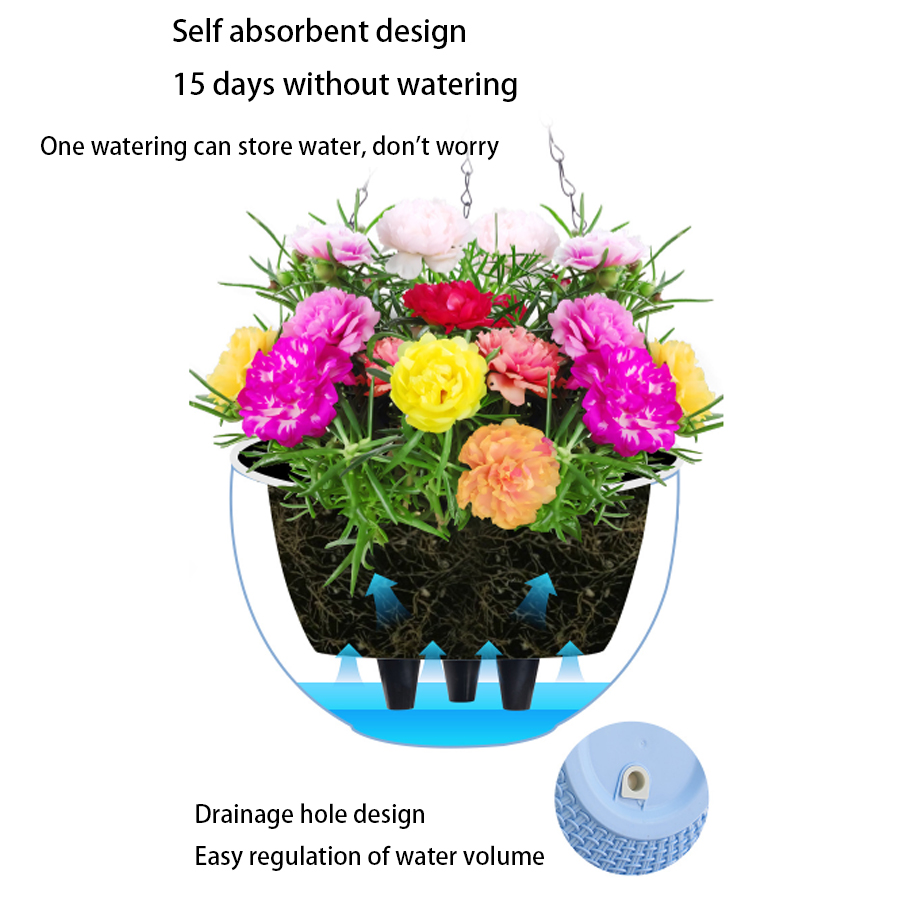 Vaso sospeso da interno in sti - Rattan Plant Basket recensione e prezzo